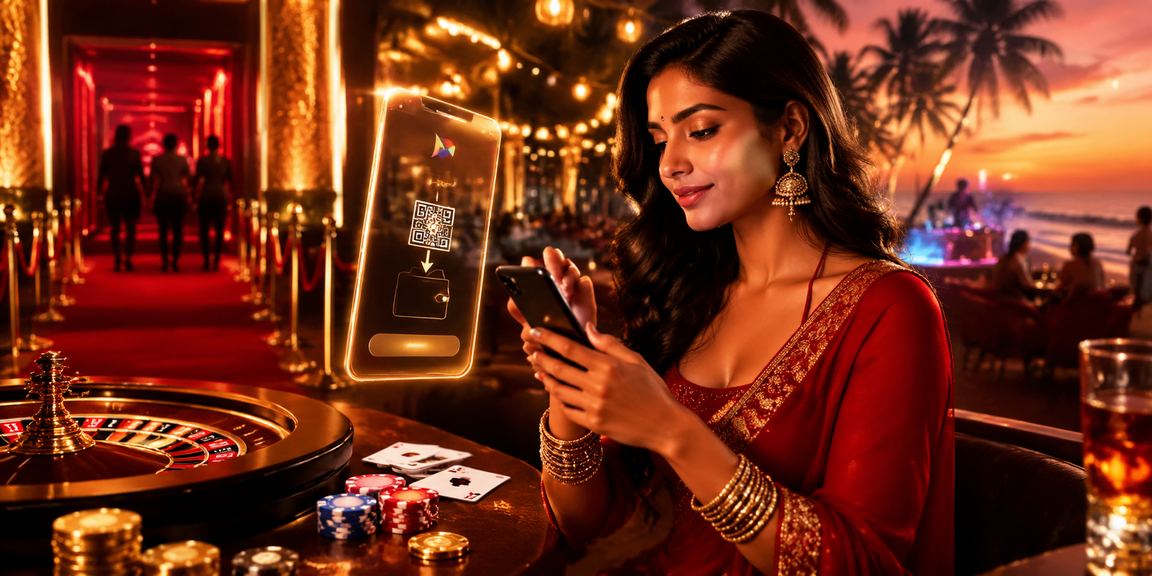 Illustration of mobile payment in India with local apps