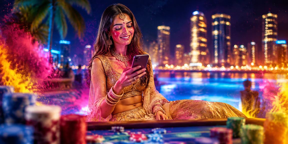 Mobile casino interface preview in Mumbai Bandra setting
